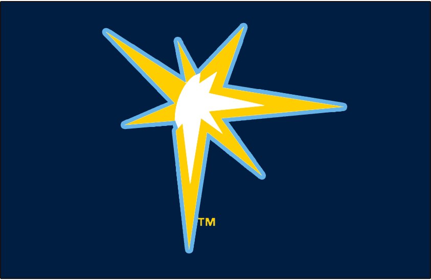 Tampa Bay Rays 2013-Pres Batting Practice Logo fabric transfer